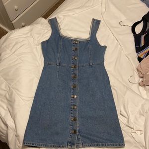 Urban Outfitters Jean Button Down Dress